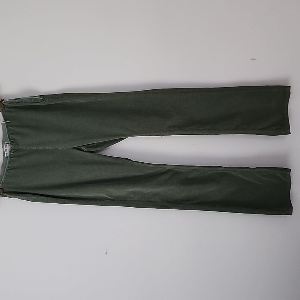 We the Free Free People Sage Green Fine Courderoy Mid Rise Pants sz 29 (Bx31)